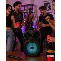 Kablosuz Karaoke Hoparlör Mikrofonlu Rgb Işıklı 6.5 İnç Bluetooth Speaker Taşınabilir