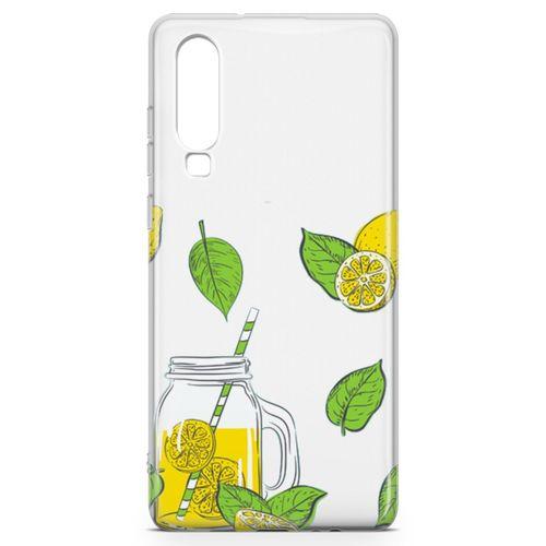 Huawei P30 Kılıf Naneli Ev Limonatası Arka Kapak Koruma Desenli Full Koruyucu