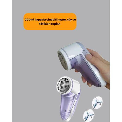 Tiftik Ve Tüy Toplama Cihazı – 200ml Hazne, Kompakt Boyut