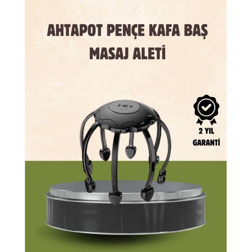 Kafa Masaj Cihazı 8 Motorlu 360 Derece Tam Kapsamlı Rahatlatıcı Masaj