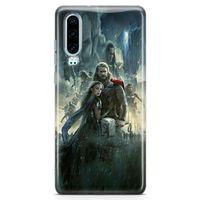 Huawei P30 Kılıf Got Arka Kapak Koruma Desenli Full Koruyucu
