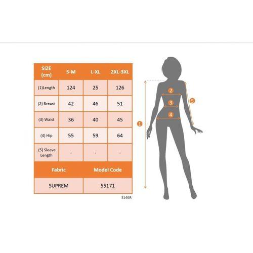 Kadın Askılı Geniş V Yakalı Sırttan Bağlamalı Yırtmaçlı Süprem Elbise