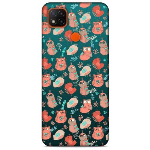 Baykuşlar (21) Desenli Silikon Kapak Telefon Kabı Xiaomi Redmi 9C Kılıf