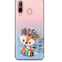 Zoologix (49) Samsung Galaxy M20 Şeffaf Kılıf Silikon Desenli