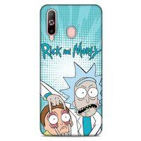 Samsung Galaxy A60 Uyumlu Kılıf Rick And Morty (2) Kabı Morty Smith