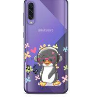 Zoologix (75) Samsung Galaxy A51 Şeffaf Kılıf Silikon Desenli