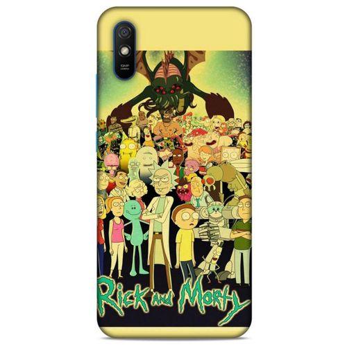 Xiaomi Redmi 9A Uyumlu Kılıf Rick And Morty (38) Neo Hybrid Kılıf Rick Sanchez