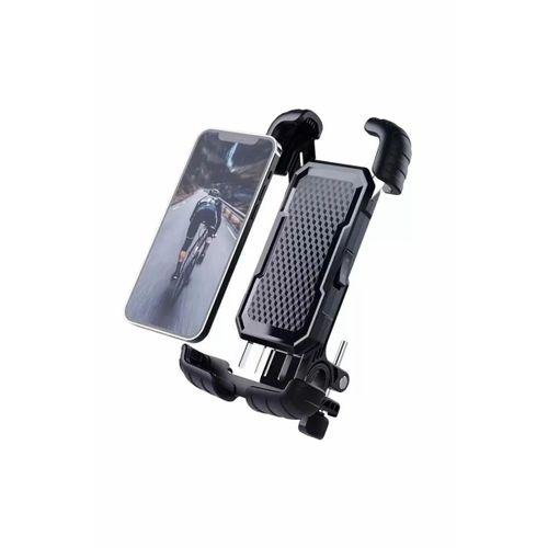 360° Derece Ayarlanabilen Gidon Bağlantılı Bisiklet Motosiklet İçin Abs 4-7.8″ İnç Telefon Tutucu