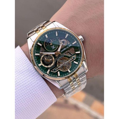 Daniel Klein Otomatik Erkek Kol Saati 30 Metre Suya Dayanıklı Çelik Kordon + Bileklik Hediyeli VS.BLKT.0694