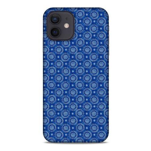 Apple iPhone 12 Uyumlu Kılıf Mavi Delisi (39) Liquid Crystal Kılıf Yerel