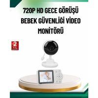 Sesli Ve Görüntülü Bebek Kamerası Sıcaklık Takipli