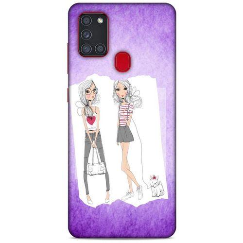 Sokak Modası 97 Samsung Galaxy A21s Kılıf Desenli Silikon