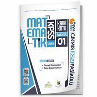 2026 KPSS Matematik Kara Kutu 1 Fasikül ÖSYM Çıkmış Soru Temel Kavramlar Sayı Basamakları ModülerSet