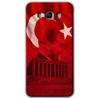 Potkal Hediye Fabrikası Samsung Galaxy J7 2016 Kılıf HD Desen Baskılı Arka Kapak - Anıtkabir Atatürk