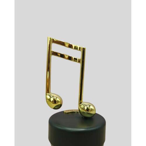 Altın Nota Temalı Müzik Kutusu  Müzikli Hediyelik