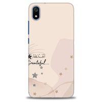 Xiaomi Redmi 7A Kılıf HD Baskılı Kılıf - Greateful + Tam Ekran Koruyucu