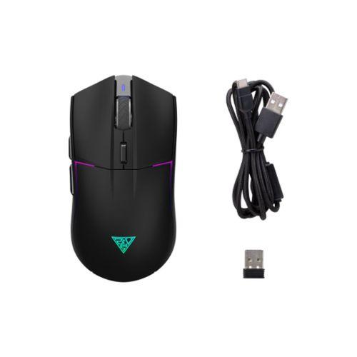 GAMDIAS HADES M3, RGB Aydınlatma, Kablosuz, Bluetooth ve Kablolu Bağlantı, 7 Tuşlu, Şarj Edilebilir, Type-C, Gaming Mouse, 10000DPI, Siyah