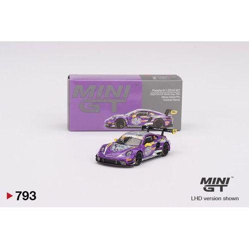 Mini GT Porsche 911 GT3 R #27 HubAuto Racing 2023 FIA GT World Cup 70th Macau Grand Prix 793