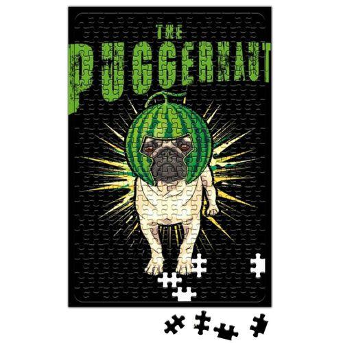 Pug Dog Puggernaut Life Funny Gift Puzzle 240 Parça Yapboz