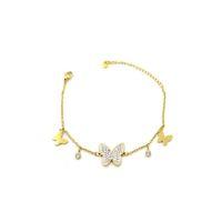 Kelebek Bileklik - Altın