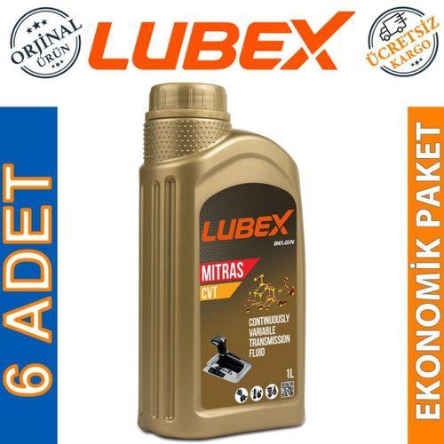 Lubex Mitras CVT 1 Lt Otomatik CVT Şanzıman Yağı (6 Adet)