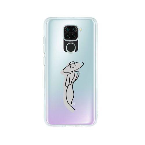 Redmi Note 9 Madame Desenli Premium Şeffaf Silikon Kılıf