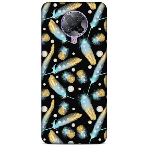 Xiaomi Poco F2 Pro Kılıf Desenli Özel Seri Tüyler (26) Tpu Silikon Kılıf