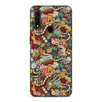 Oppo A31 Kılıf Doodle Yeni Filmler Arka Kapak Silikon Koruma Full Koruyucu