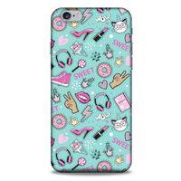 Pop Culture Turkuaz Apple Iphone 6 Plus Kılıf