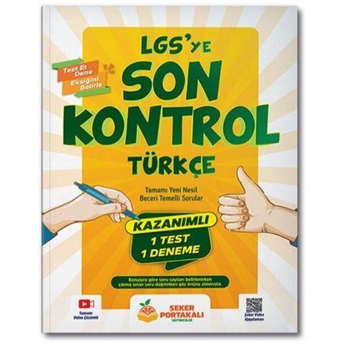 8. Sınıf LGS ye Son Kontrol Türkçe Şeker Portakalı Yayınları