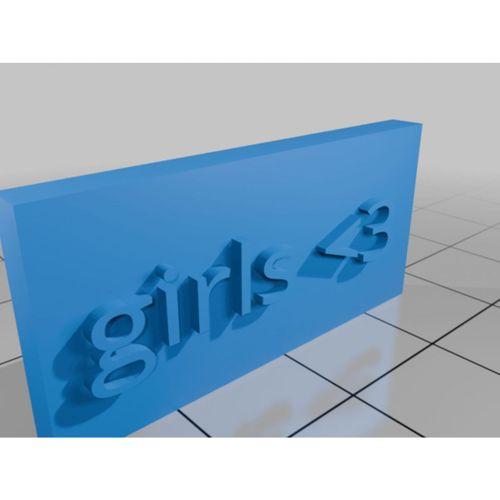 Kız Rozeti (Bu ürün Sadece Plastik parçadır - Almadan Önce Soru Sorabilirsiniz)