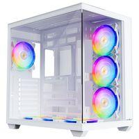 JAMES DONKEY STARK S801 7X ARGB 650W GAMING CASE WHITE