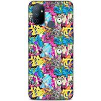 Graffitix (7) Desenli Silikon Kapak Huawei P40 Pro Kılıf