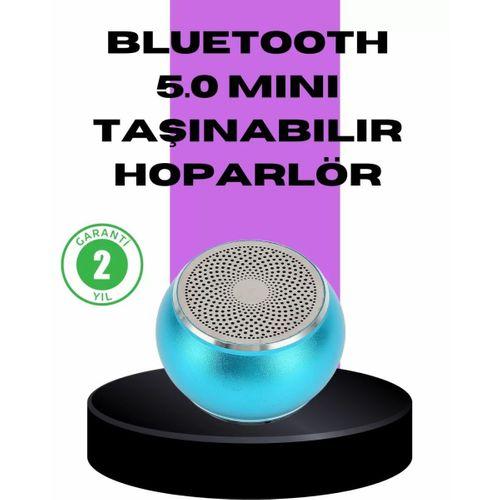 Taşınabilir Mini Bluetooth Hoparlör 9m Menzil Dahili Mikrofon