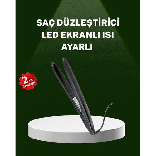 Isı Ayarlı 2025 Titanyum Kaplama Seramik Plakalı Saç Düzleştirici A Kalite Orijinal