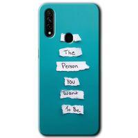 Oppo A31 Kılıf HD Desen Baskılı Arka Kapak - Want You + Kırılmaz Cam