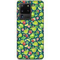 Frutix Çilek Lime 01 Samsung Galaxy S20 Ultra Kılıf Desenli Silikon