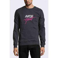 NFS HEAT Baskılı Füme Antrasit Erkek Sweatshirt
