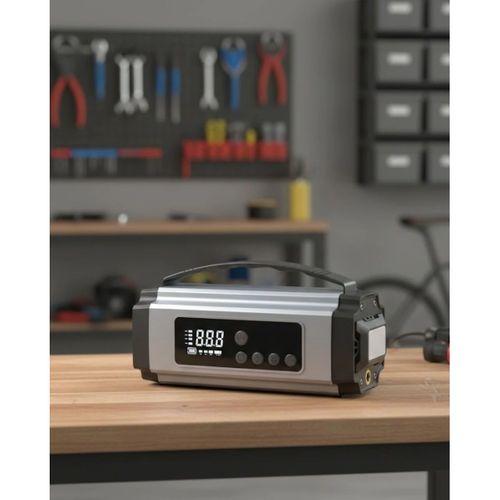 Yolda Kalmaya Son Dijital Ekranlı Akü Takviye Ve Hava Kompresörü Çok Fonksiyonlu Acil Güç Ünitesi