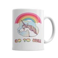 Unicornio Go To Hell Kupa Bardak Porselen