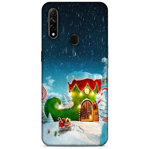 Oppo A31 Kılıf Snowix (4) Koruma Kılıfı Yeşil Lacivert