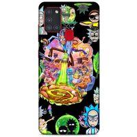 Samsung Galaxy A21s Uyumlu Kılıf Rick And Morty (39) Liquid Crystal Kılıf Shadow Council