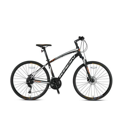 Kron TX450 Hidrolik Disk 28 Jant Trekking Bisiklet Mat Siyah-Turuncu 46 cm
