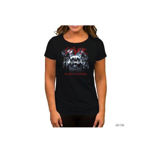 Slayer B-Sides Siyah Kadın Tişört
