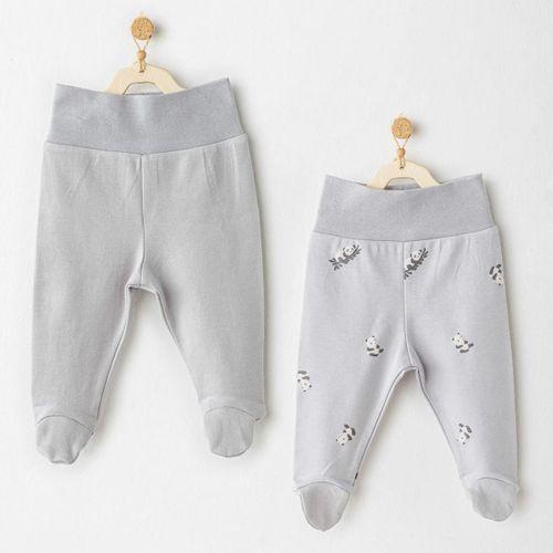 Andywawa Andywawa AC26034 Keep Smiling 2'li Pantolon Grey