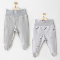 Andywawa Andywawa AC26034 Keep Smiling 2'li Pantolon Grey
