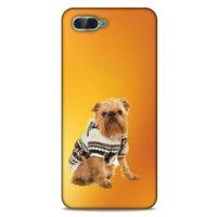 Oppo Rx17 Neo Kılıf Köpek Kıyafetleri (28) Arka Kapak Brüksel Griffonu Hırka