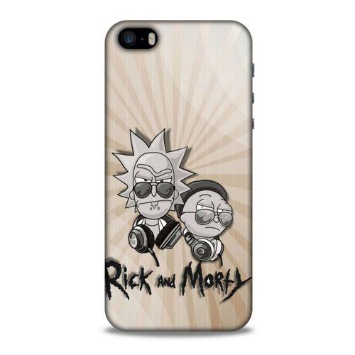 Apple iPhone SE Uyumlu Kılıf Rick And Morty (16) Kalın Kılıf Jessica