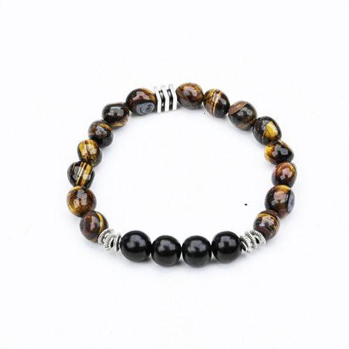 OLTU VE KAPLAN GÖZÜ TAŞI MİSİNA LASTİKLİ BİLEKLİK