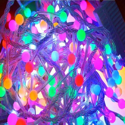 5 METRE VIP PROFESYONEL RENKLİ TOP LED IŞIK PATLAYAN BEYAZ FLAŞLI TOP IŞIK 250 LED LAMBA SU GEÇİRMEZ